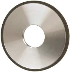 Made in USA - 4" Diam x 1-1/4" Hole x 1/4" Thick, N Hardness, 100 Grit Surface Grinding Wheel - Diamond, Type 1A1, Fine Grade - A1 Tooling