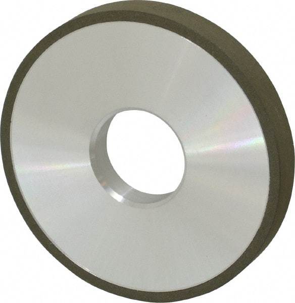 Made in USA - 4" Diam x 1-1/4" Hole x 1/2" Thick, N Hardness, 150 Grit Surface Grinding Wheel - Diamond, Type 1A1, Very Fine Grade - A1 Tooling