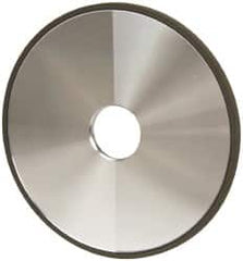 Made in USA - 6" Diam x 1-1/4" Hole x 1/4" Thick, N Hardness, 220 Grit Surface Grinding Wheel - Diamond, Type 1A1, Very Fine Grade - A1 Tooling