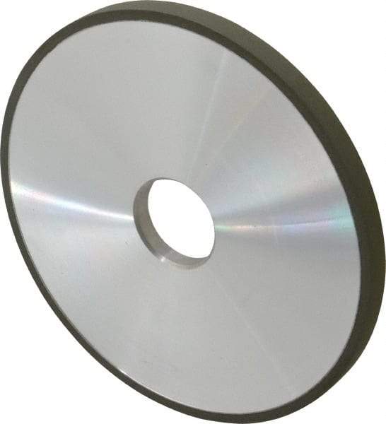 Made in USA - 6" Diam x 1-1/4" Hole x 3/8" Thick, N Hardness, 220 Grit Surface Grinding Wheel - Diamond, Type 1A1, Very Fine Grade - A1 Tooling