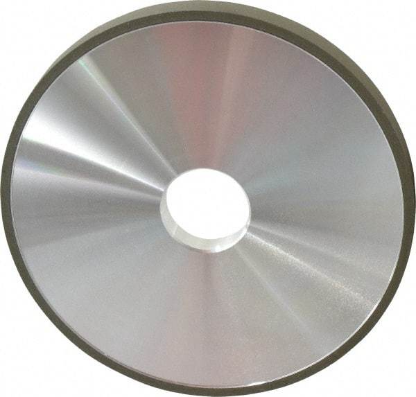 Made in USA - 6" Diam x 1-1/4" Hole x 1/2" Thick, N Hardness, 220 Grit Surface Grinding Wheel - Diamond, Type 1A1, Very Fine Grade - A1 Tooling