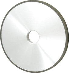 Made in USA - 7" Diam x 1-1/4" Hole x 1/2" Thick, N Hardness, 100 Grit Surface Grinding Wheel - Diamond, Type 1A1, Fine Grade - A1 Tooling