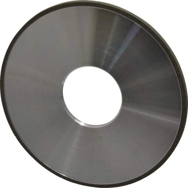 Made in USA - 4" Diam x 1-1/4" Hole x 1/8" Thick, N Hardness, 100 Grit Surface Grinding Wheel - Diamond, Type 1A1, Fine Grade - A1 Tooling