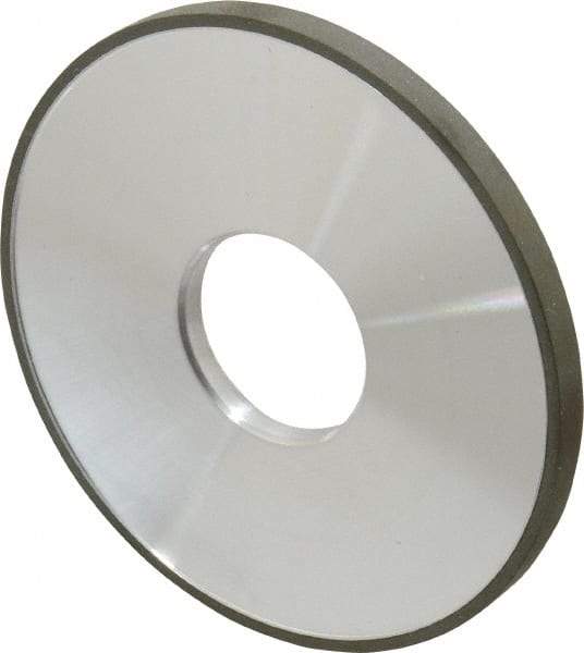 Made in USA - 4" Diam x 1-1/4" Hole x 1/4" Thick, N Hardness, 220 Grit Surface Grinding Wheel - Diamond, Type 1A1, Very Fine Grade - A1 Tooling