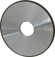 Made in USA - 5" Diam x 1-1/4" Hole x 1/4" Thick, N Hardness, 100 Grit Surface Grinding Wheel - Diamond, Type 1A1, Fine Grade - A1 Tooling