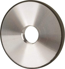 Made in USA - 5" Diam x 1-1/4" Hole x 1/2" Thick, N Hardness, 220 Grit Surface Grinding Wheel - Diamond, Type 1A1, Fine Grade - A1 Tooling