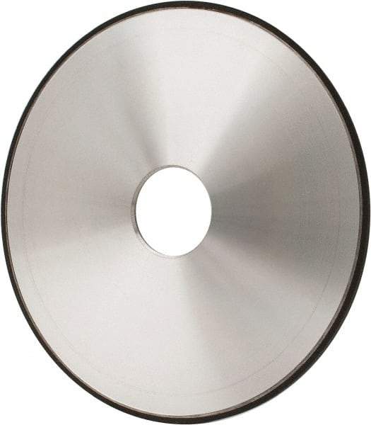 Made in USA - 6" Diam x 1-1/4" Hole x 1/8" Thick, N Hardness, 220 Grit Surface Grinding Wheel - Diamond, Type 1A1, Very Fine Grade - A1 Tooling