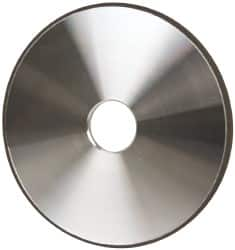 Made in USA - 6" Diam x 1-1/4" Hole x 1/4" Thick, N Hardness, 220 Grit Surface Grinding Wheel - Diamond, Type 1A1, Very Fine Grade - A1 Tooling