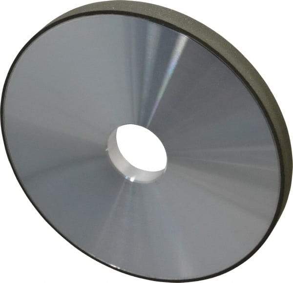 Made in USA - 6" Diam x 1-1/4" Hole x 1/2" Thick, N Hardness, 100 Grit Surface Grinding Wheel - Diamond, Type 1A1, Fine Grade - A1 Tooling