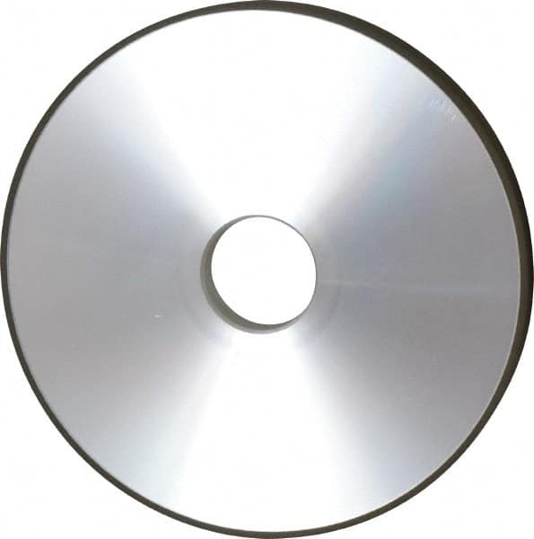 Made in USA - 6" Diam x 1-1/4" Hole x 1/2" Thick, N Hardness, 220 Grit Surface Grinding Wheel - Diamond, Type 1A1, Very Fine Grade - A1 Tooling