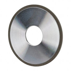 Made in USA - 4" Diam x 1-1/4" Hole x 1/8" Thick, N Hardness, 220 Grit Surface Grinding Wheel - Diamond, Type 1A1, Very Fine Grade - A1 Tooling