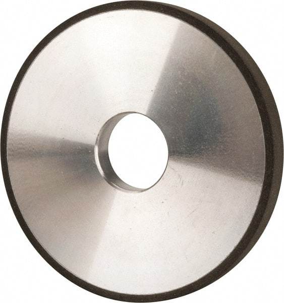 Made in USA - 5" Diam x 1-1/4" Hole x 1/2" Thick, N Hardness, 100 Grit Surface Grinding Wheel - Diamond, Type 1A1, Fine Grade - A1 Tooling