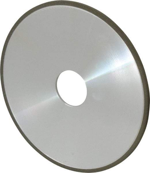 Made in USA - 6" Diam x 1-1/4" Hole x 1/8" Thick, N Hardness, 100 Grit Surface Grinding Wheel - Diamond, Type 1A1, Fine Grade - A1 Tooling