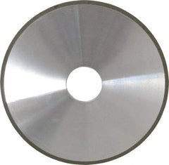 Made in USA - 6" Diam x 1-1/4" Hole x 1/8" Thick, N Hardness, 220 Grit Surface Grinding Wheel - Diamond, Type 1A1, Very Fine Grade - A1 Tooling