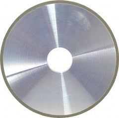 Made in USA - 6" Diam x 1-1/4" Hole x 3/16" Thick, N Hardness, 100 Grit Surface Grinding Wheel - Diamond, Type 1A1, Fine Grade - A1 Tooling