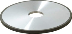 Made in USA - 6" Diam x 1-1/4" Hole x 1/4" Thick, N Hardness, 100 Grit Surface Grinding Wheel - Diamond, Type 1A1, Fine Grade - A1 Tooling