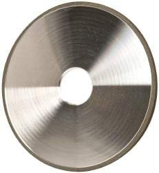 Made in USA - 6" Diam x 1-1/4" Hole x 1/4" Thick, N Hardness, 150 Grit Surface Grinding Wheel - Diamond, Type 1A1, Very Fine Grade - A1 Tooling