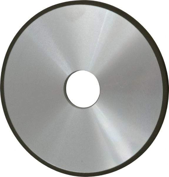 Made in USA - 6" Diam x 1-1/4" Hole x 1/4" Thick, N Hardness, 220 Grit Surface Grinding Wheel - Diamond, Type 1A1, Very Fine Grade - A1 Tooling