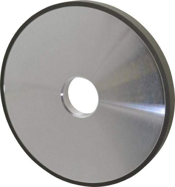 Made in USA - 6" Diam x 1-1/4" Hole x 1/2" Thick, N Hardness, 220 Grit Surface Grinding Wheel - Diamond, Type 1A1, Very Fine Grade - A1 Tooling