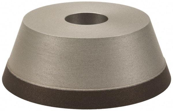 Made in USA - 5" Diam, 1-1/4" Hole Size, 1-3/4" Overall Thickness, 150 Grit, Type 11 Tool & Cutter Grinding Wheel - Very Fine Grade, Diamond - A1 Tooling