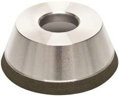 Made in USA - 3-3/4" Diam, 1-1/4" Hole Size, 1-1/2" Overall Thickness, 150 Grit, Type 11 Tool & Cutter Grinding Wheel - Very Fine Grade, Diamond - A1 Tooling