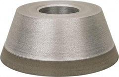 Made in USA - 3-3/4" Diam, 1-1/4" Hole Size, 1-1/2" Overall Thickness, 150 Grit, Type 11 Tool & Cutter Grinding Wheel - Very Fine Grade, Diamond - A1 Tooling