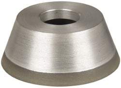 Made in USA - 3-3/4" Diam, 1-1/4" Hole Size, 1-1/2" Overall Thickness, 150 Grit, Type 11 Tool & Cutter Grinding Wheel - Very Fine Grade, CBN - A1 Tooling