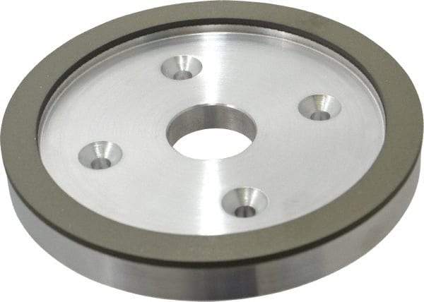 Made in USA - 6" Diam, 1-1/4" Hole Size, 3/4" Overall Thickness, 150 Grit, Type 6 Tool & Cutter Grinding Wheel - Very Fine Grade, Diamond - A1 Tooling