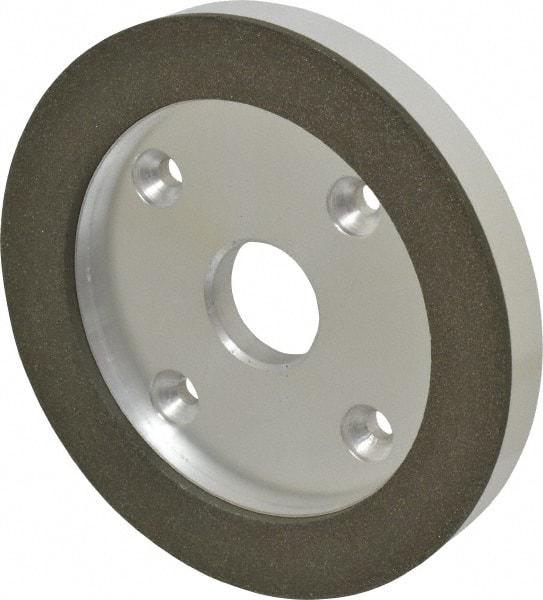 Made in USA - 6" Diam, 1-1/4" Hole Size, 3/4" Overall Thickness, 100 Grit, Type 6 Tool & Cutter Grinding Wheel - Fine Grade, Diamond - A1 Tooling