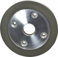 Made in USA - 6" Diam, 1-1/4" Hole Size, 3/4" Overall Thickness, 100 Grit, Type 6 Tool & Cutter Grinding Wheel - Fine Grade, Diamond - A1 Tooling