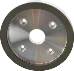 Made in USA - 6" Diam, 1-1/4" Hole Size, 3/4" Overall Thickness, 150 Grit, Type 6 Tool & Cutter Grinding Wheel - Very Fine Grade, Diamond - A1 Tooling