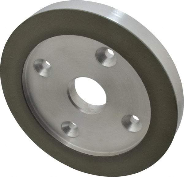 Made in USA - 6" Diam, 1-1/4" Hole Size, 3/4" Overall Thickness, 100 Grit, Type 6 Tool & Cutter Grinding Wheel - Fine Grade, Diamond - A1 Tooling