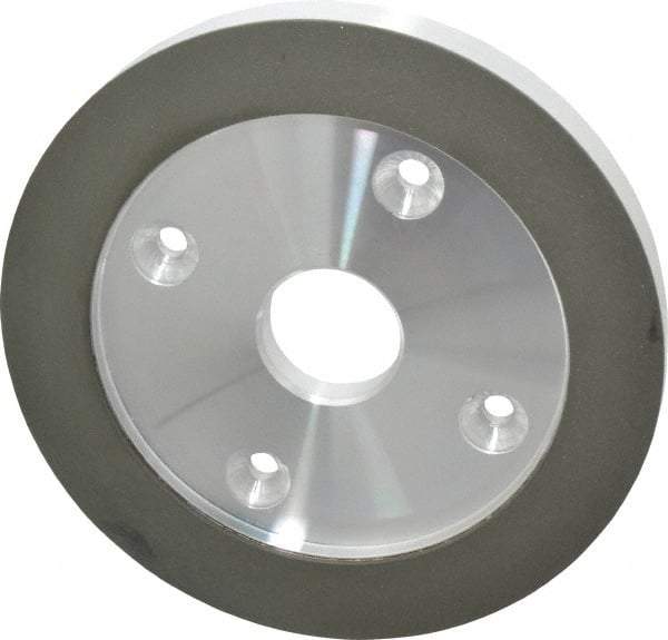 Made in USA - 6" Diam, 1-1/4" Hole Size, 3/4" Overall Thickness, 220 Grit, Type 6 Tool & Cutter Grinding Wheel - Very Fine Grade, Diamond - A1 Tooling