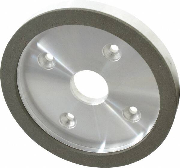 Made in USA - 6" Diam, 1-1/4" Hole Size, 3/4" Overall Thickness, 100 Grit, Type 6 Tool & Cutter Grinding Wheel - Fine Grade, Diamond - A1 Tooling