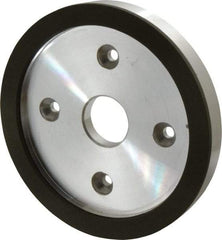 Made in USA - 6" Diam, 1-1/4" Hole Size, 3/4" Overall Thickness, 150 Grit, Type 6 Tool & Cutter Grinding Wheel - Very Fine Grade, Diamond - A1 Tooling