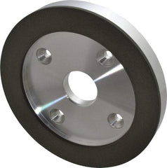 Made in USA - 6" Diam, 1-1/4" Hole Size, 3/4" Overall Thickness, 150 Grit, Type 6 Tool & Cutter Grinding Wheel - Very Fine Grade, Diamond - A1 Tooling