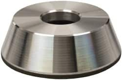 Made in USA - 4" Diam, 1-1/4" Hole Size, 1-1/4" Overall Thickness, 220 Grit, Type 11 Tool & Cutter Grinding Wheel - Very Fine Grade, Diamond - A1 Tooling