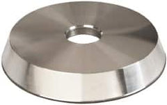 Made in USA - 6" Diam, 1-1/4" Hole Size, 1" Overall Thickness, 150 Grit, Type 12 Tool & Cutter Grinding Wheel - Very Fine Grade, Diamond - A1 Tooling