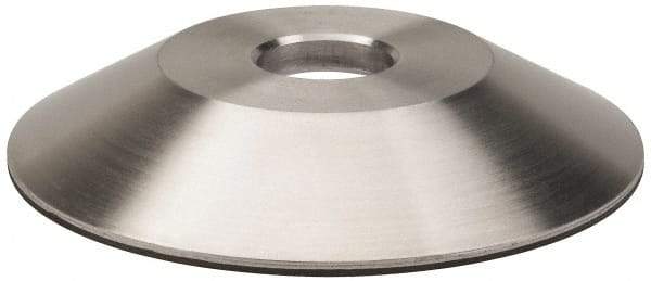 Made in USA - 6" Diam, 1-1/4" Hole Size, 1" Overall Thickness, 220 Grit, Type 12 Tool & Cutter Grinding Wheel - Very Fine Grade, Diamond - A1 Tooling