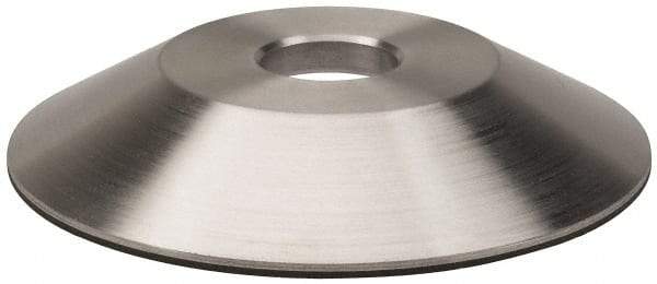 Made in USA - 6" Diam, 1-1/4" Hole Size, 1" Overall Thickness, 100 Grit, Type 12 Tool & Cutter Grinding Wheel - Fine Grade, Diamond - A1 Tooling