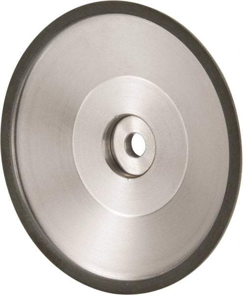 Made in USA - 6" Diam, 1-1/4" Hole Size, 1" Overall Thickness, 150 Grit, Type 12 Tool & Cutter Grinding Wheel - Very Fine Grade, Diamond - A1 Tooling