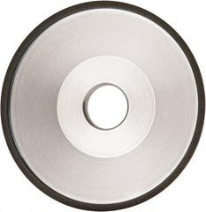 Made in USA - 6" Diam, 1-1/4" Hole Size, 1" Overall Thickness, 150 Grit, Type 12 Tool & Cutter Grinding Wheel - Very Fine Grade, Diamond - A1 Tooling