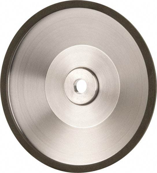 Made in USA - 6" Diam, 1-1/4" Hole Size, 1" Overall Thickness, 150 Grit, Type 12 Tool & Cutter Grinding Wheel - Very Fine Grade, Diamond - A1 Tooling