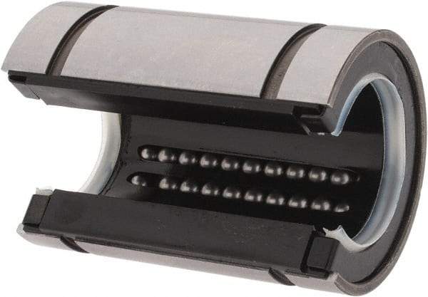 Thomson Industries - 20mm ID, Open Linear Bearing with Two Integral Wipers - 1.26" Overall Height, 32mm OD - A1 Tooling