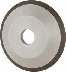 Made in USA - 6" Diam, 1-1/4" Hole Size, 3/4" Overall Thickness, 150 Grit, Type 12 Tool & Cutter Grinding Wheel - Very Fine Grade, Diamond - A1 Tooling