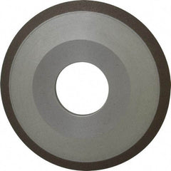 Made in USA - 4" Diam, 1-1/4" Hole Size, 1/2" Overall Thickness, 150 Grit, Type 12 Tool & Cutter Grinding Wheel - Very Fine Grade, Diamond - A1 Tooling