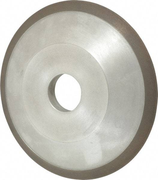 Made in USA - 6" Diam, 1-1/4" Hole Size, 3/4" Overall Thickness, 150 Grit, Type 12 Tool & Cutter Grinding Wheel - Very Fine Grade, Diamond - A1 Tooling