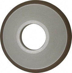 Made in USA - 3-1/2" Diam, 1-1/4" Hole Size, 3/4" Overall Thickness, 150 Grit, Type 15 Tool & Cutter Grinding Wheel - Very Fine Grade, Diamond - A1 Tooling