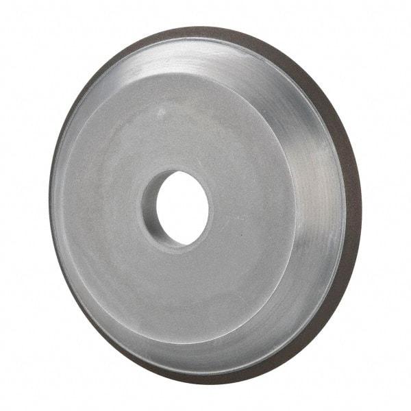 Made in USA - 6" Diam, 1-1/4" Hole Size, 3/4" Overall Thickness, 220 Grit, Type 15 Tool & Cutter Grinding Wheel - Very Fine Grade, Diamond - A1 Tooling