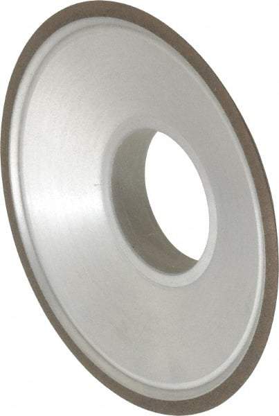 Made in USA - 3-1/2" Diam, 1-1/4" Hole Size, 3/4" Overall Thickness, 150 Grit, Type 15 Tool & Cutter Grinding Wheel - Very Fine Grade, Diamond - A1 Tooling